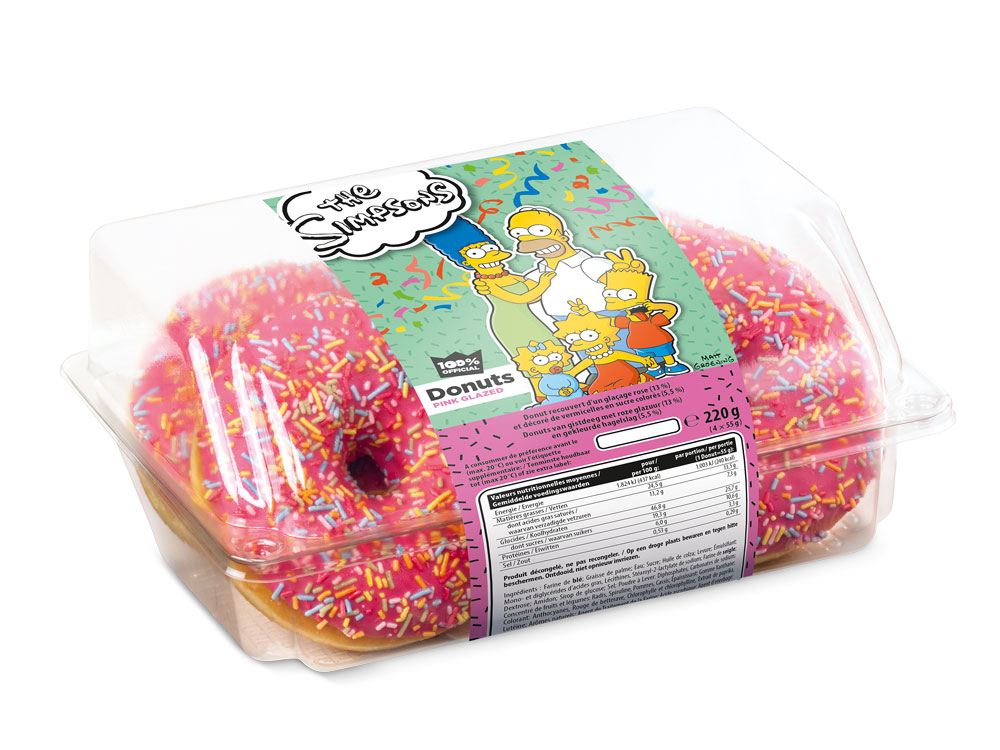 The Simpsons® Donut pink (emballage de 4)